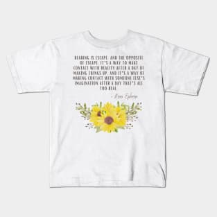 Reading is an Escape Kids T-Shirt